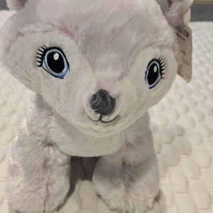 Build A Bear New With Tags Pink Frost Fox Stuffed Animal Collectable